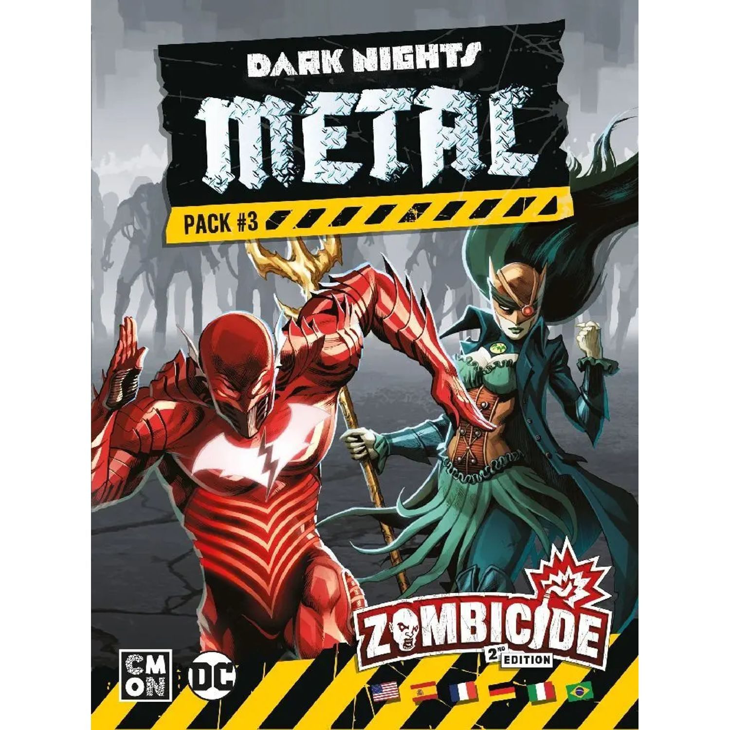 Asmodee Spiel Zombicide 2. Edition - Dark Nights Metal Pack #3