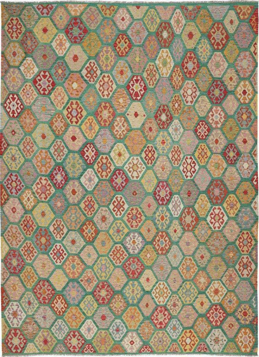 Carpet Avenue Teppich Kelim Afghan Royal 480x352, Rechteck, Höhe: 4 mm