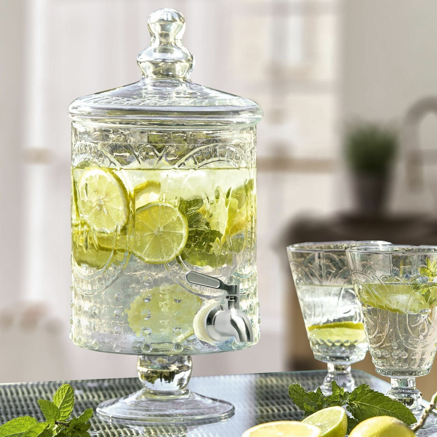 Mirabeau Wasserkaraffe Getränkespender Lys klar