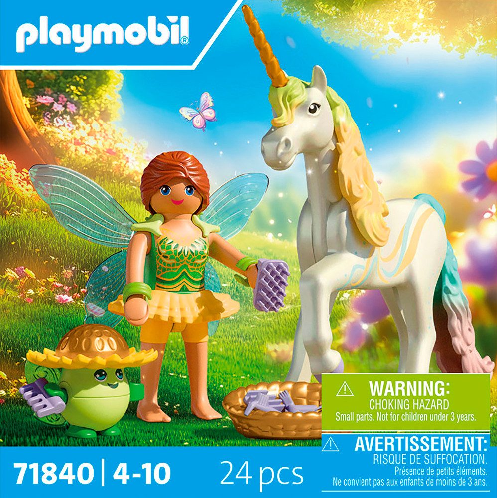 Playmobil® Sammeleinhorn, Regenbogenblume mit Fee (71840), günstig online kaufen