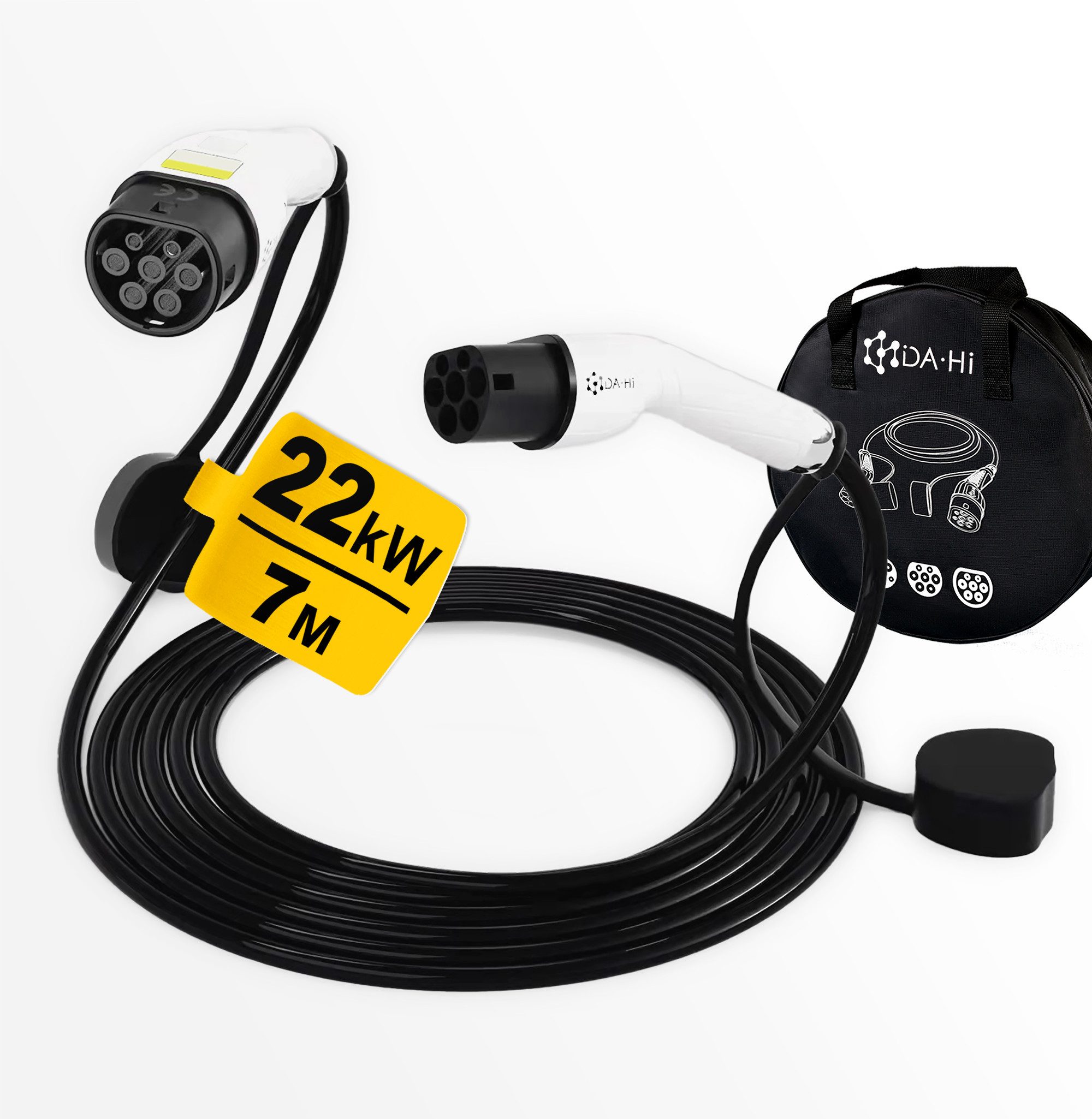 Typ 2 EV Elaktroauto Ladekabel 7.4 / 11 / 22 kW Autoladekabel