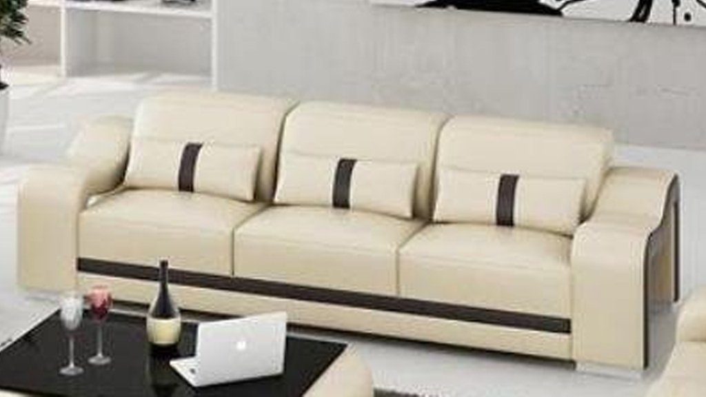 JVmoebel Sofa Sofa 3 Sitzer Leder Sofas Couch Polster Moderne Couchen, Made in Europe