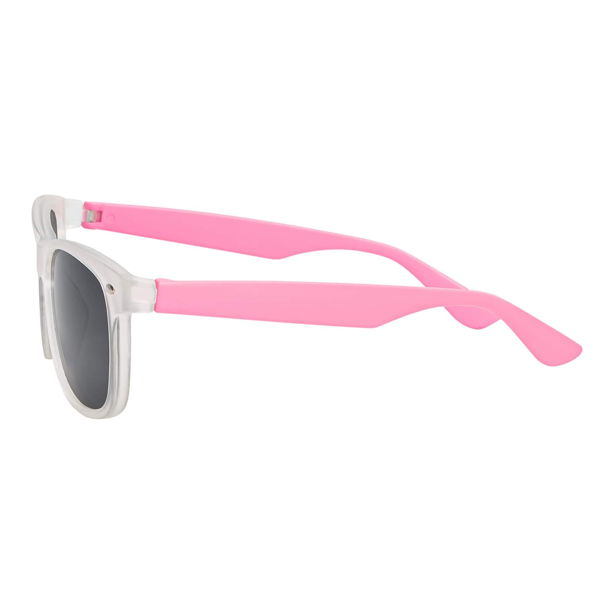 Bügel durchsichtigen Sonnenbrille Kinder Mädchen Rosa Cat-Eye (1-St) Eyewear BEZLIT Stil mit Wayfarer