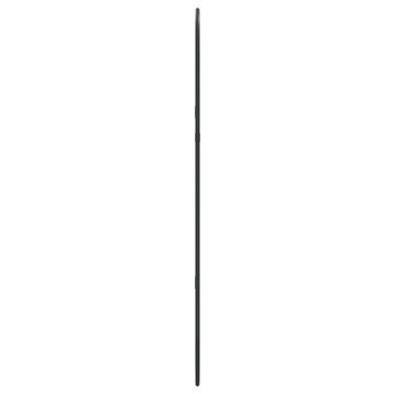 furnicato Wandspiegel Schwarz 70x30 cm Oval