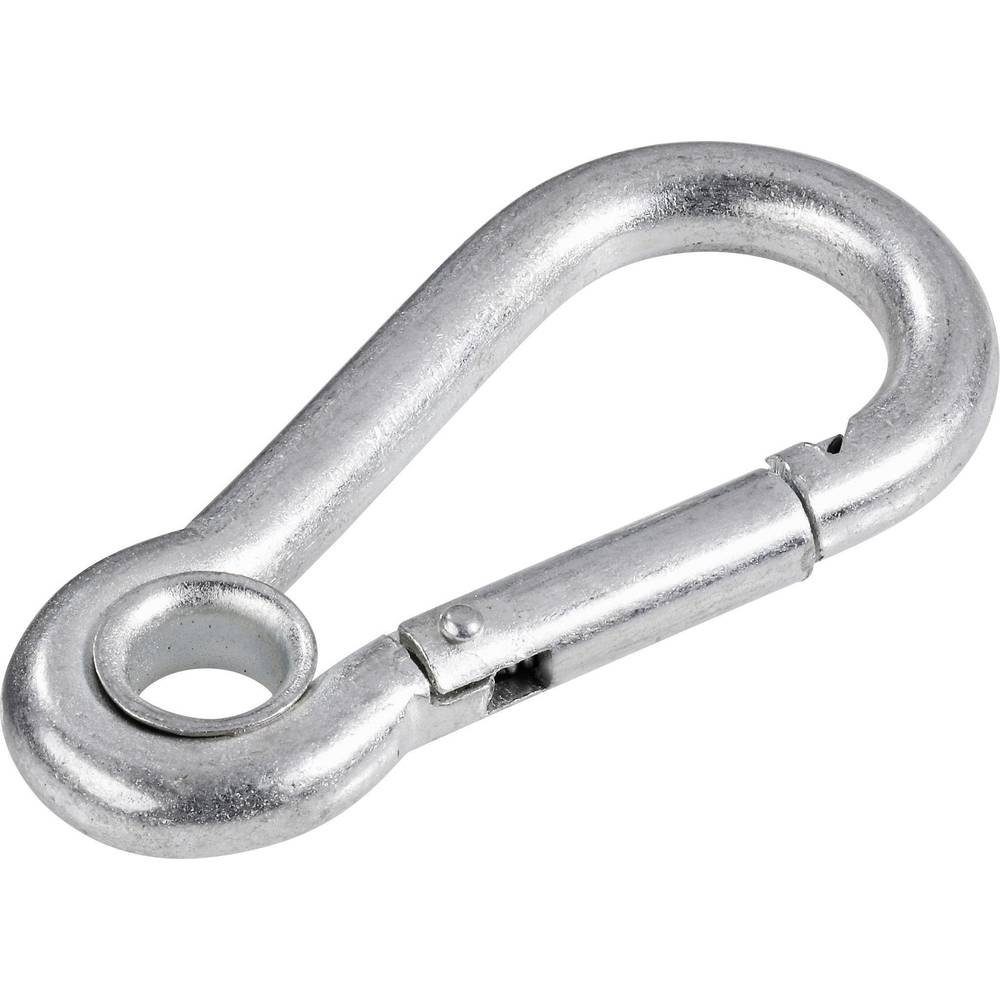 TOOLCRAFT Karabiner Karabinerhaken mit Kausche