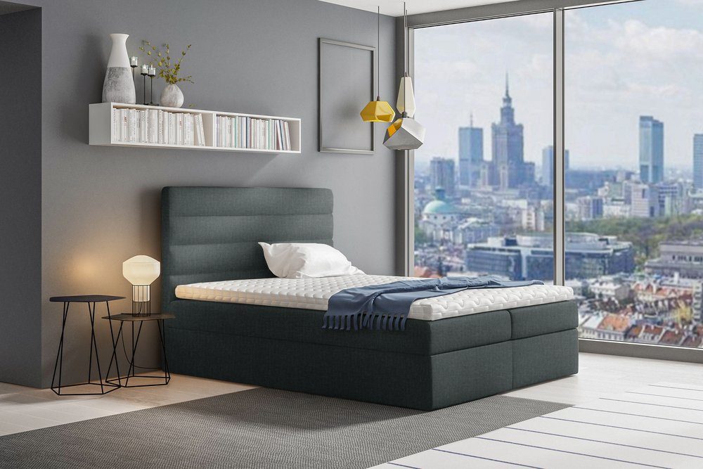 99rooms Boxspringbett Adelasia (Schlafzimmerbett, Bett), Steppung günstig online kaufen