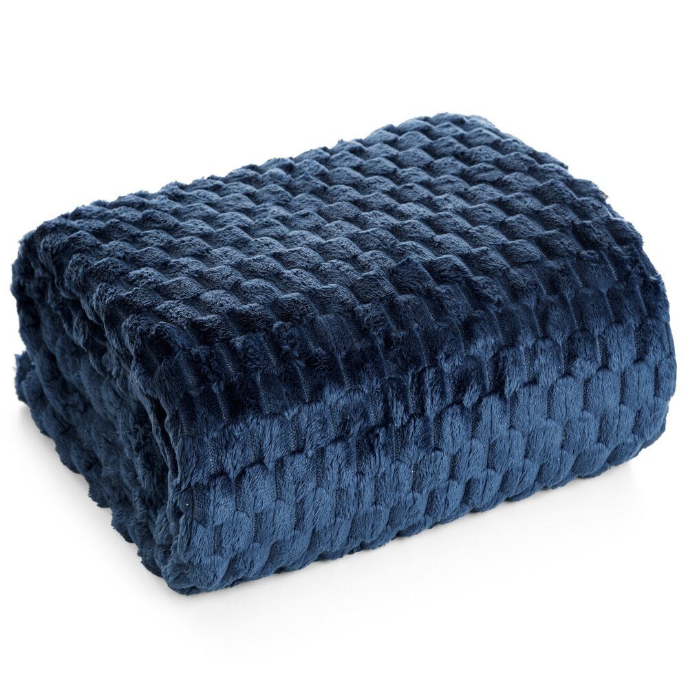 Wohndecke CINDY/6, Design91, Tolle Struktur, Waffelmuster, günstig online kaufen