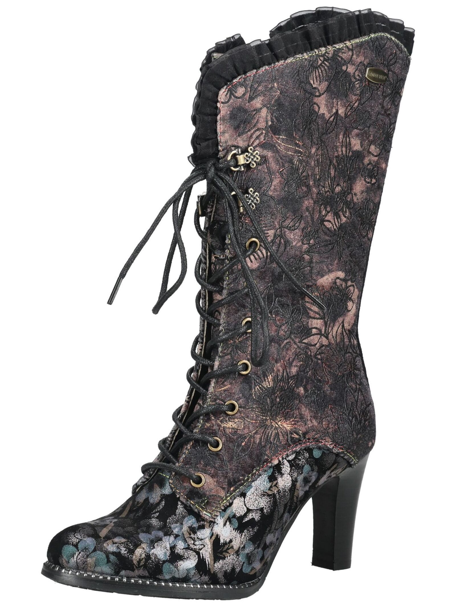 LAURA VITA LAURA VITA Stiefel Leder/Textil High-Heel-Stiefel