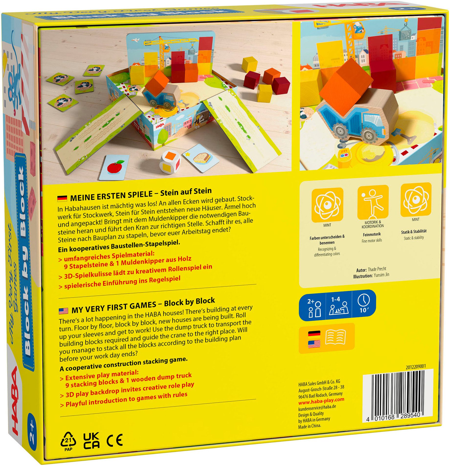 Haba Spiel Meine ersten Spiele - Stein auf Stein, Kleinkindspiel