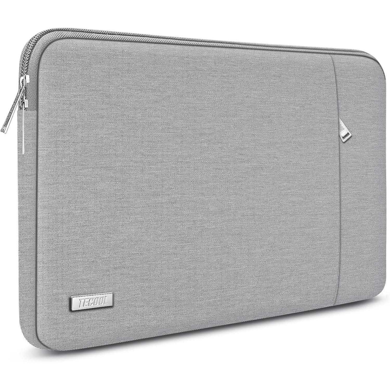 LuxusKollektion Laptoptasche Laptoptasche 15,6 Zoll Hülle wasserdicht Notebook Schutzhülle Grau