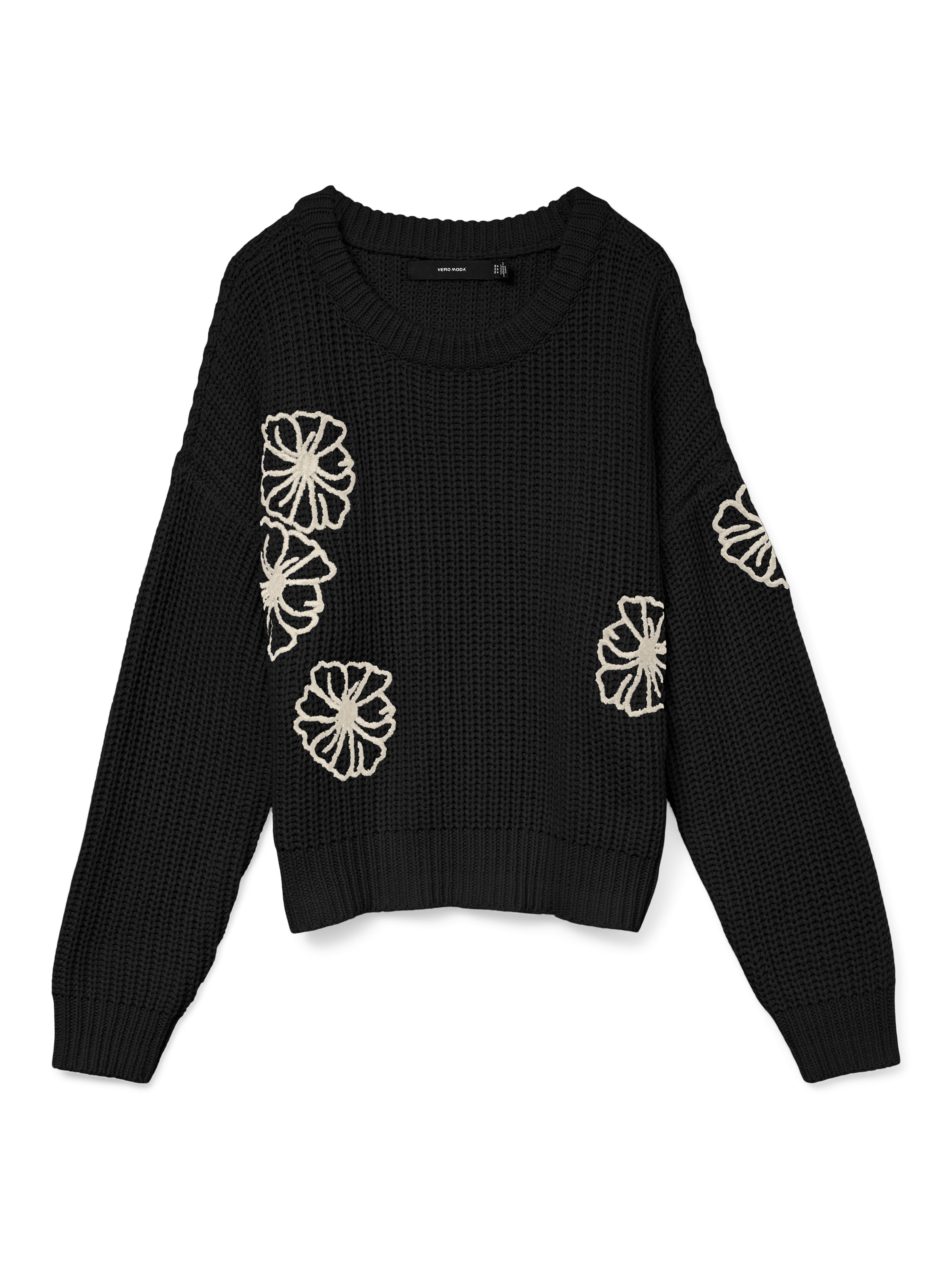 Vero Moda Rundhalspullover VMLAURA LS O-NECK günstig online kaufen