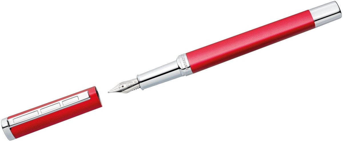 STAEDTLER Füllhalter Füllhalter triplus 474 F Stahlfeder roaring red