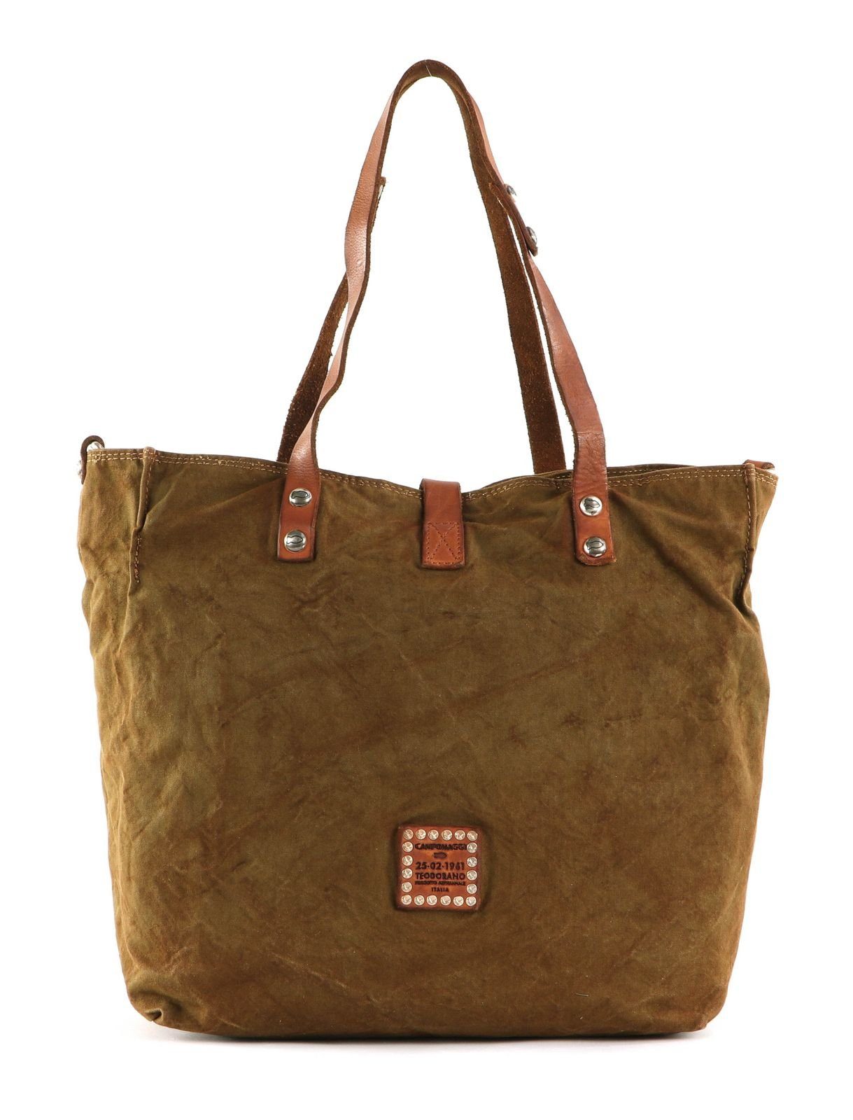 Cognac Schultertasche Campomaggi + T V.Militare / Marte