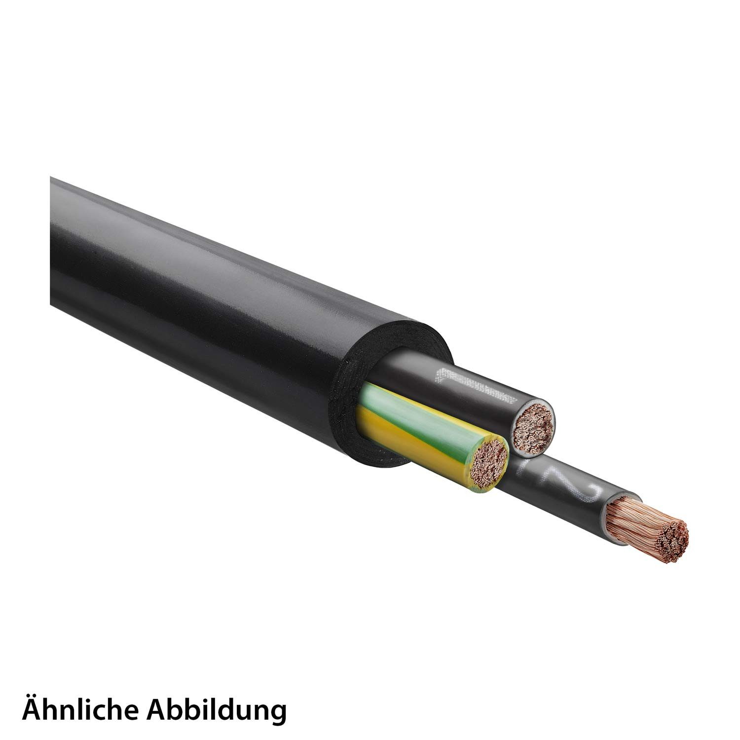 Lapp Kabel Titel:ÖLFLEX Classic 110 Black 0,6/1kV 14G2,5mm² AD 19,8mm Elektro-Kabel, (1 cm)