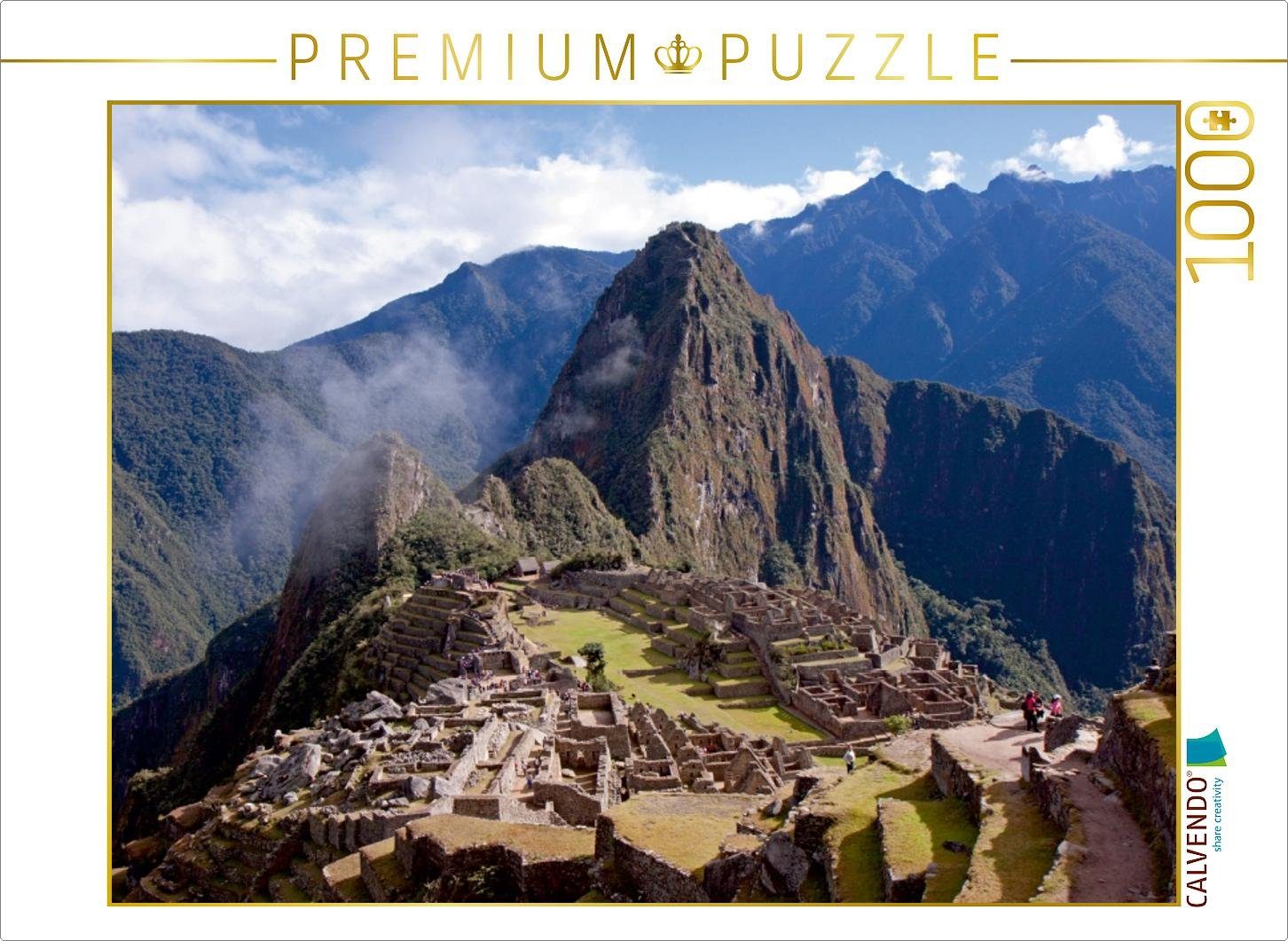 CALVENDO Puzzle CALVENDO Puzzle Machu Picchu 1000 Teile Lege-Größe 64 x 48 cm Foto-Puzzle Bild von Siegfried Kuttig, 1000 Puzzleteile
