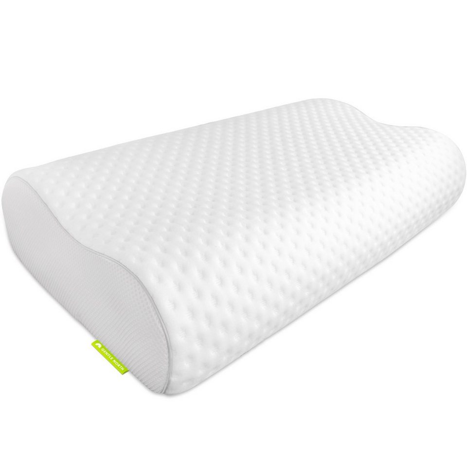 Nackenstützkissen Orthopädisches Nackenstützkissen - Memory Foam -  höhenverstellbar, Gentle North, Füllung: Viscoschaum, Seitenschläfer,  Rückenschläfer, Comfort, 1-tlg., allergikerfreundlich - anti-Schnarch -  ergonomisches Kissen - waschbar