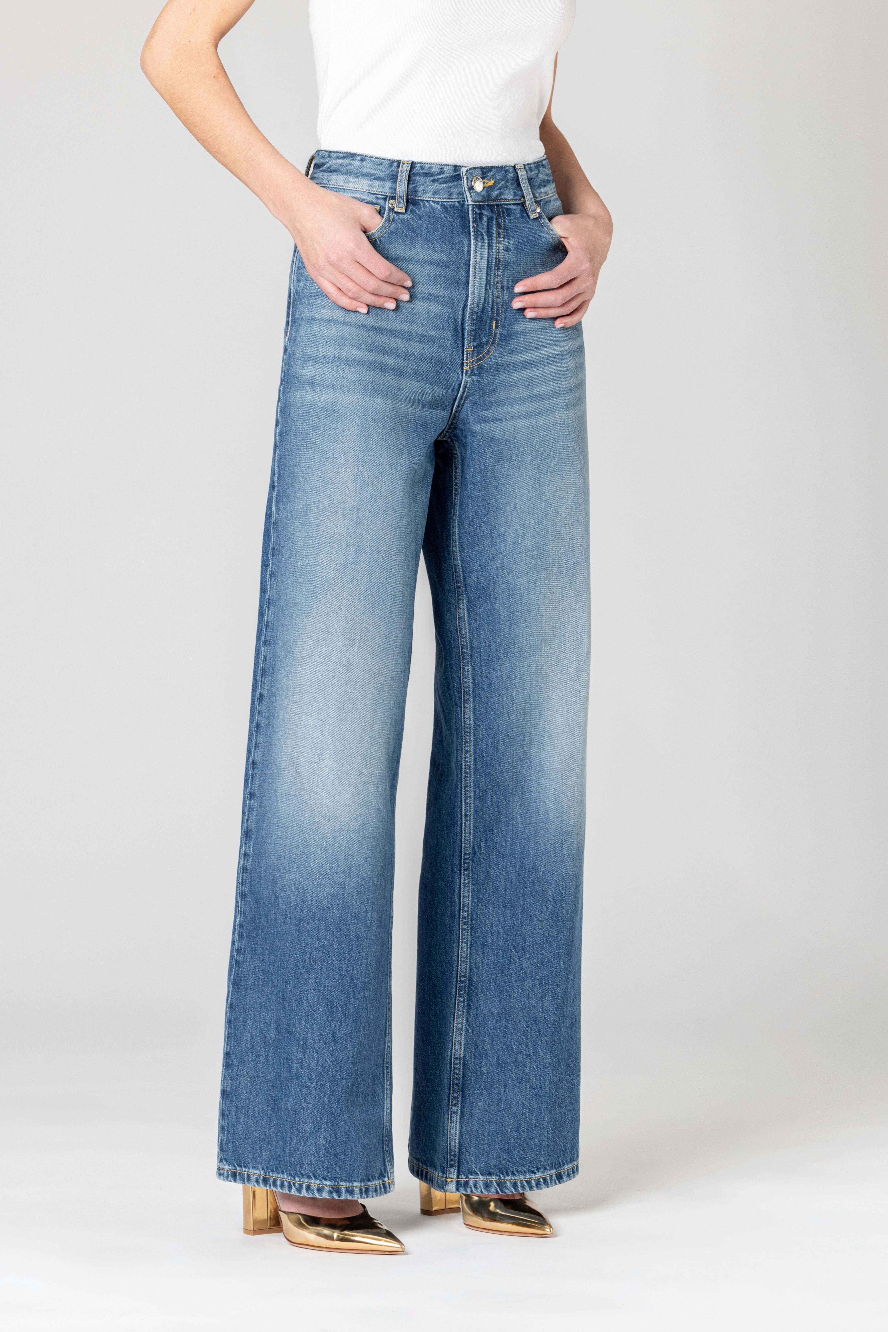 Joop Jeans Schlagjeans Mit Gürtelschlaufen günstig online kaufen