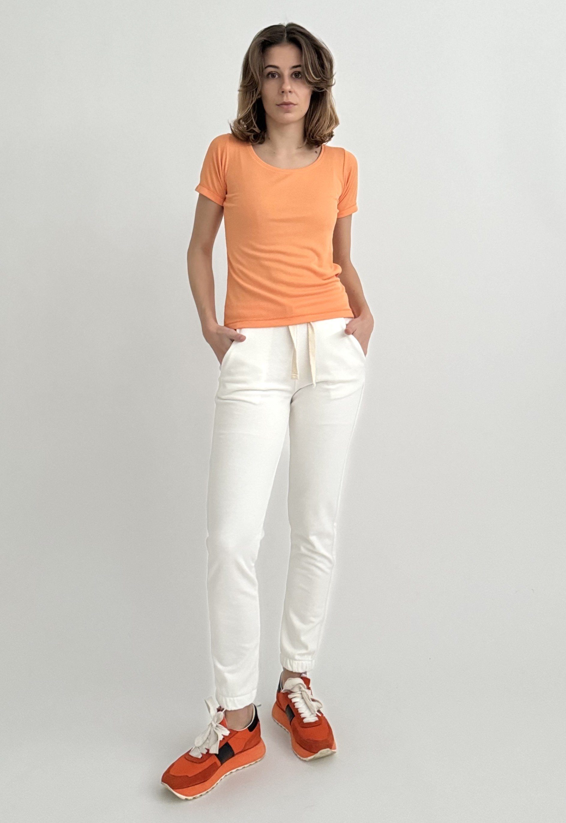 Zuckerwatte Sweathose aus wertiger Baumwollmischung