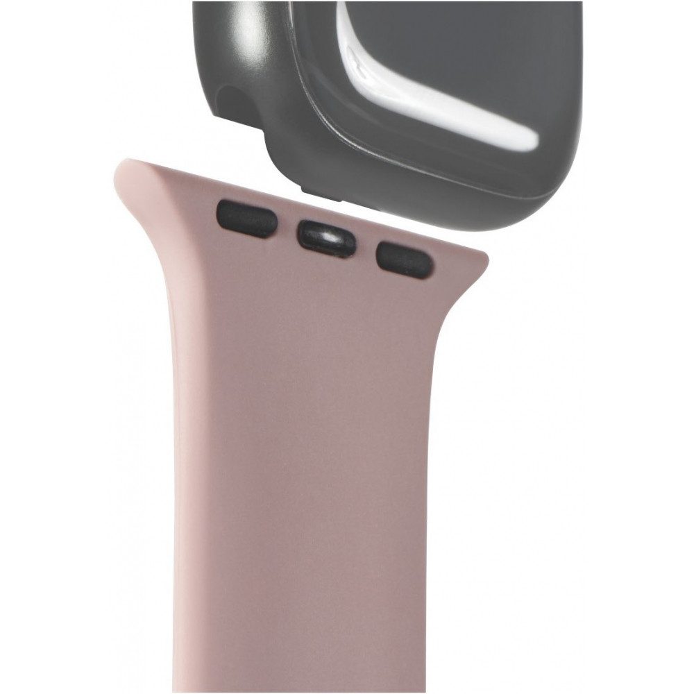 Hama Hama Wechselarmband Fantastic Feel rosa für Apple Watch Smartwatch, Wechselarmband Fantastic Feel rosa, Sportlich-schicker Look in Rosa