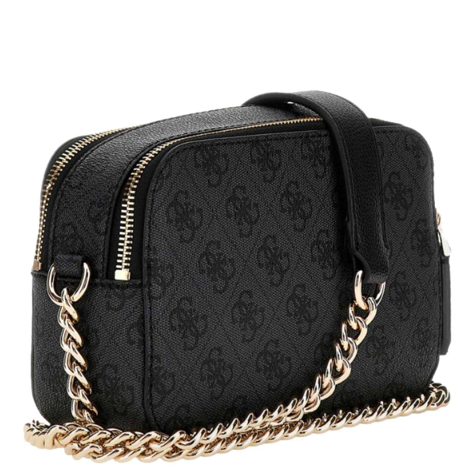 Guess Umhängetasche Noelle II Crossbody Camera Bag coal logo günstig online kaufen