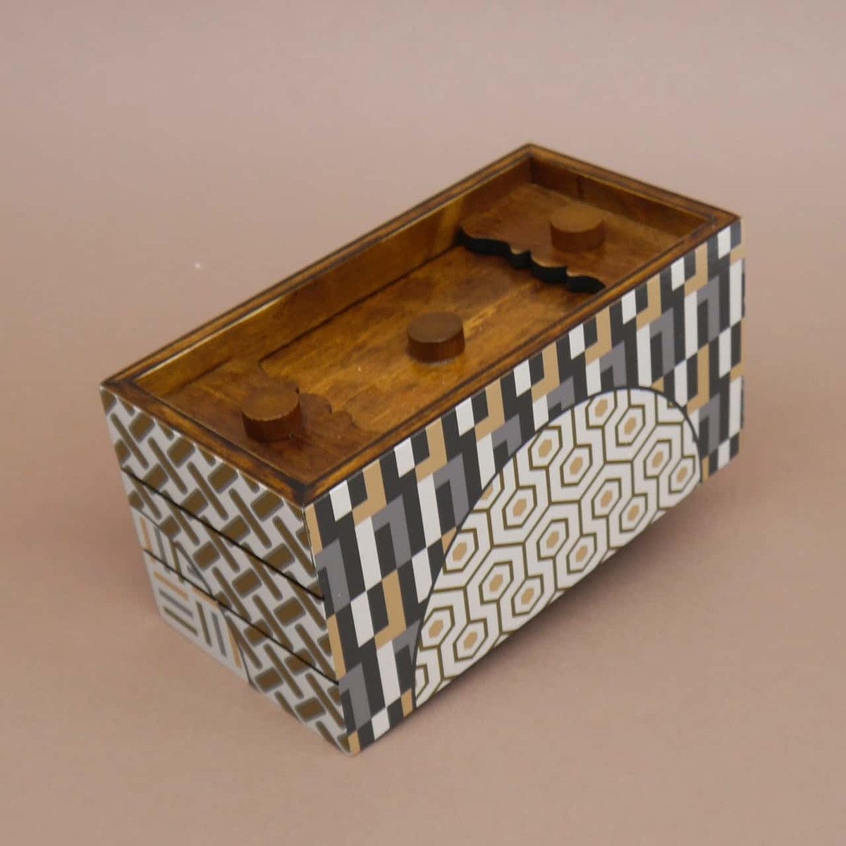 Philos Spiel SECRET BOX AUTUMN - tolle Schatzkiste, Rätselverpackung, Geldgeschenkbox