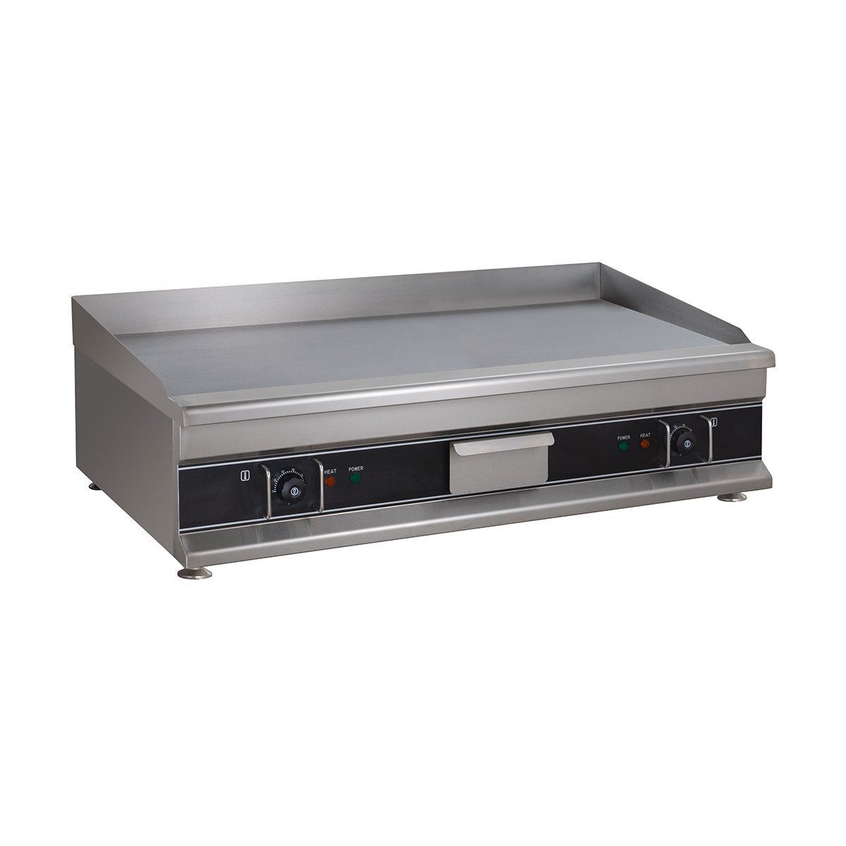 GastroHero Elektrogrill Elektrische Grillplatte - 100x40 cm - Elektro Tischgrill - Gastro