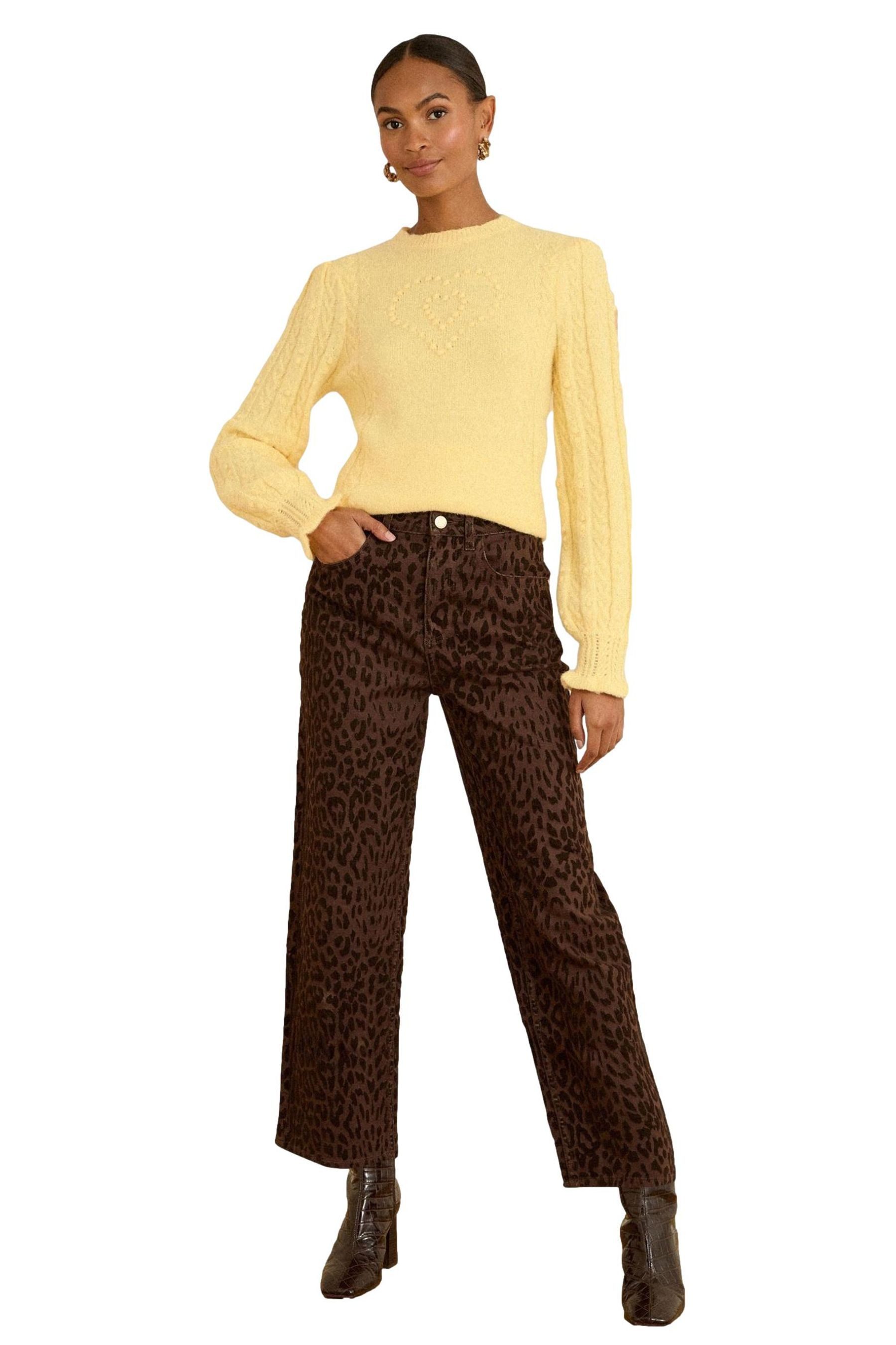 Strickpullover Love & Roses Pullover mit Noppenmuster, Regular