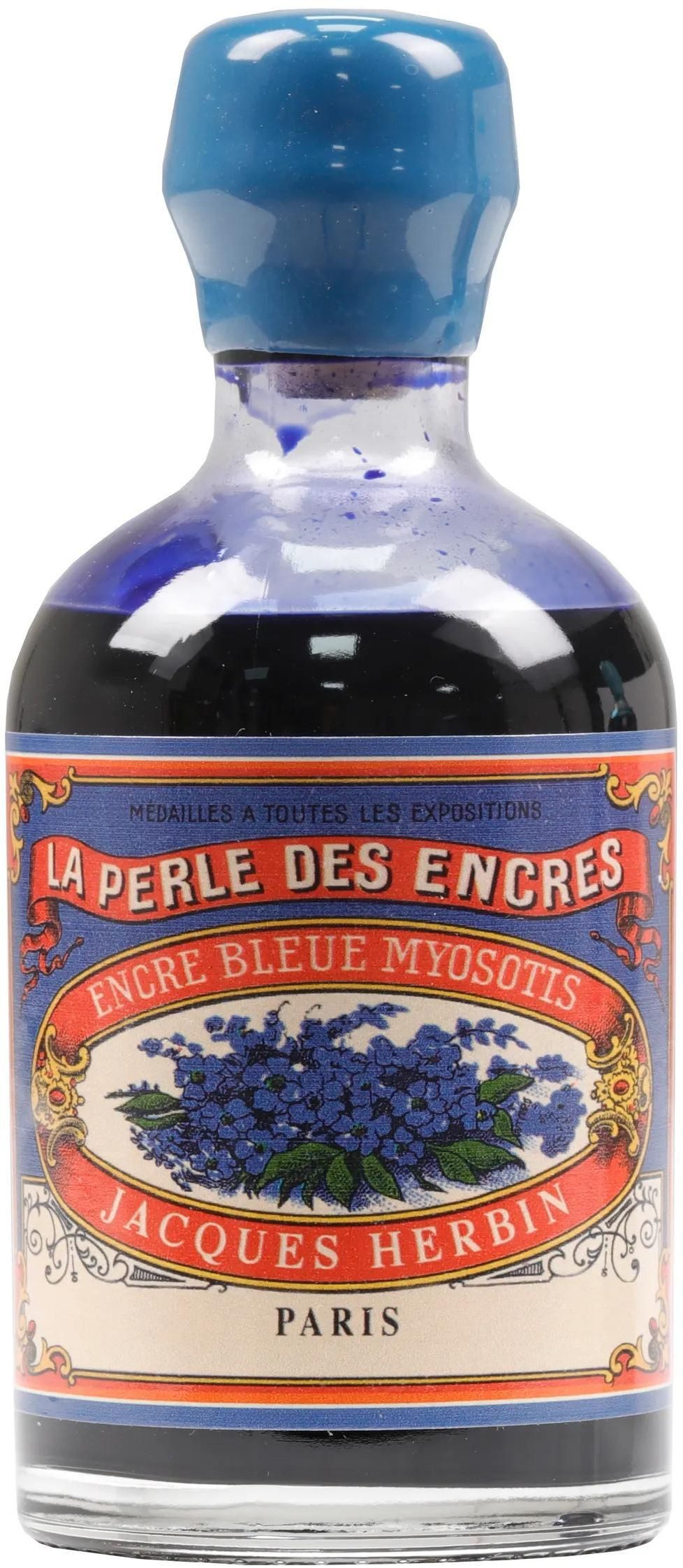 Füllhalter Tinte Flakon 100ml blau Vergissmeinnicht