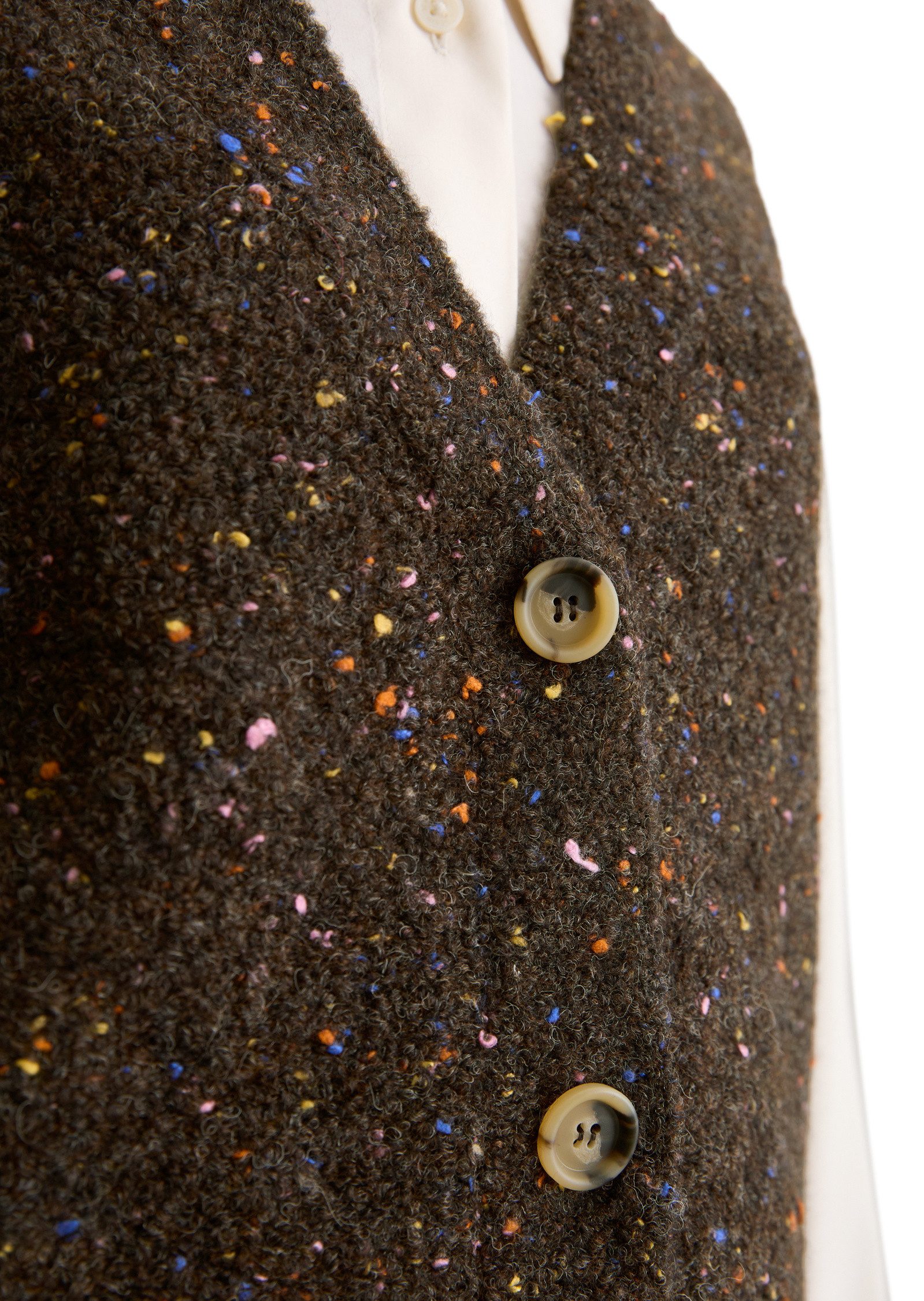 Marc O'Polo DENIM Strickweste aus Schurwolle-Viskose-Mix