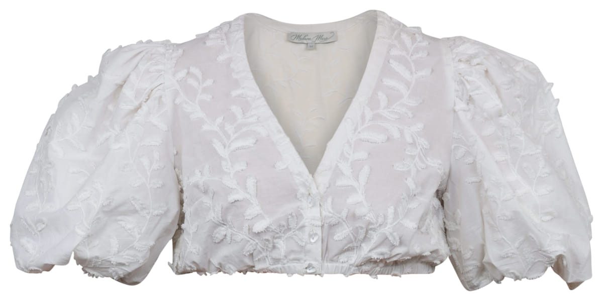 Madame Marie Dirndlbluse Dirndlbluse Isalda ecru