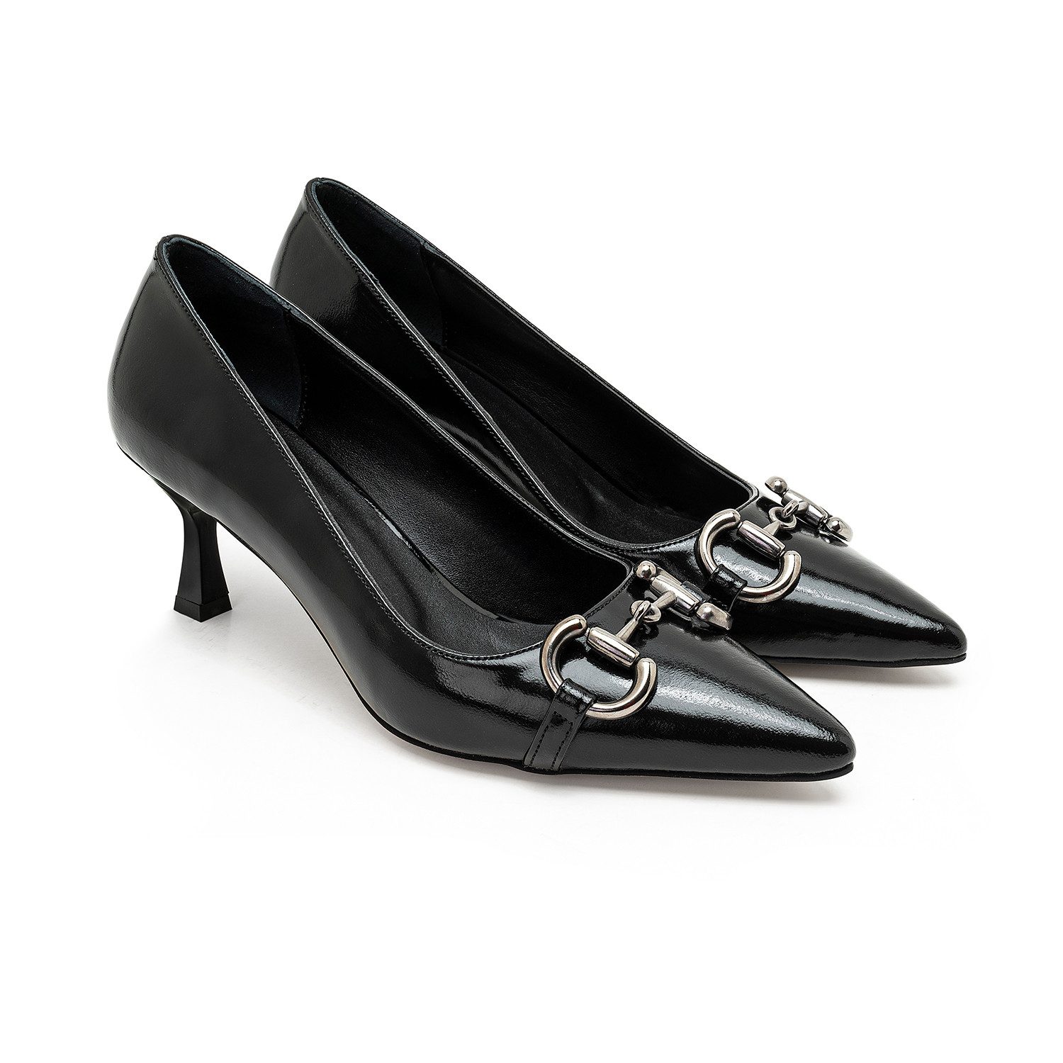 Desa Damen-Pumps aus Kunstleder im klassischen Stiletto-Stiletto-Look, Kun Pumps