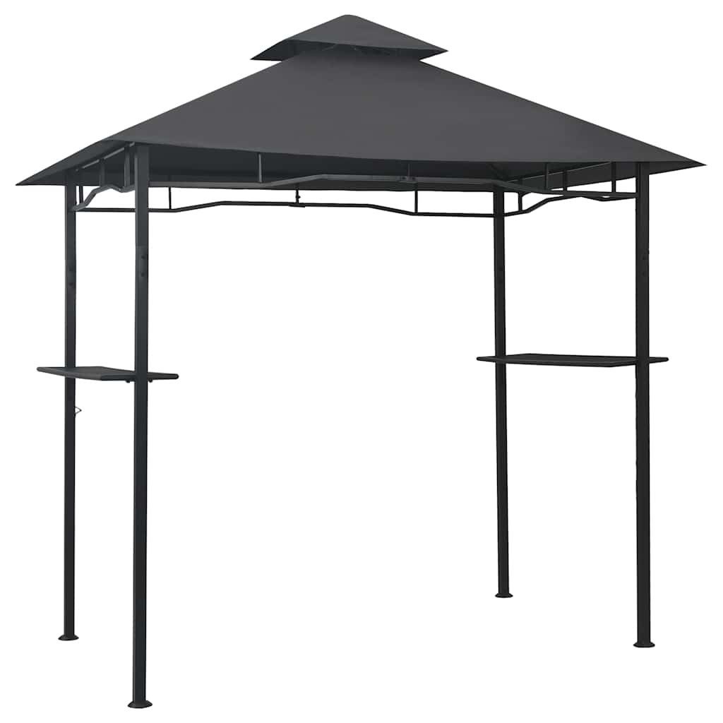 vidaXL Partyzelt BBQ-Pavillon 240x150x255 cm Anthrazit Stahl