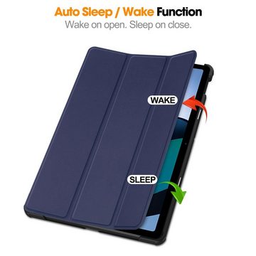 Lobwerk Tablet-Hülle Schutzhülle für Xiaomi Redmi Pad SE 2023 11 Zoll, Wake & Sleep Funktion, Sturzdämpfung, Aufstellfunktion