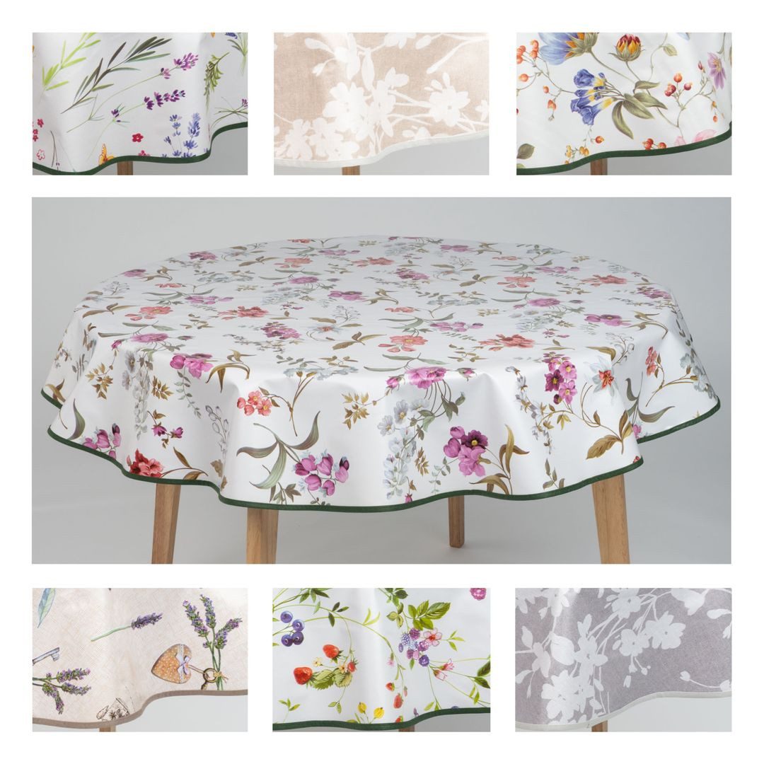 laro Tischdecke laro 140cm runde Wachstuchtischdecke günstig online kaufen
