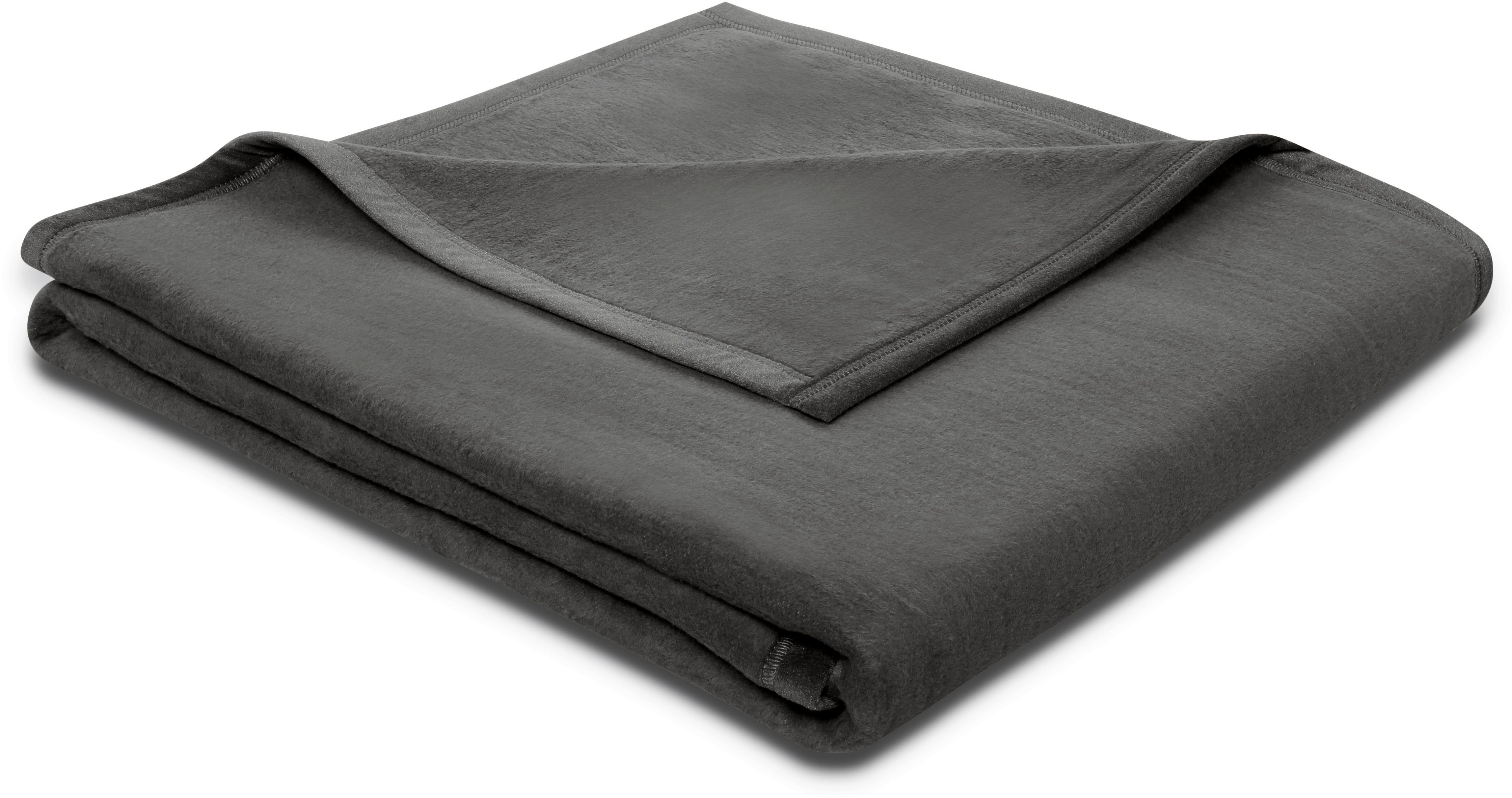 Baumwolle Biederlack, Sense, 100% Wohndecke Cotton aus schiefer