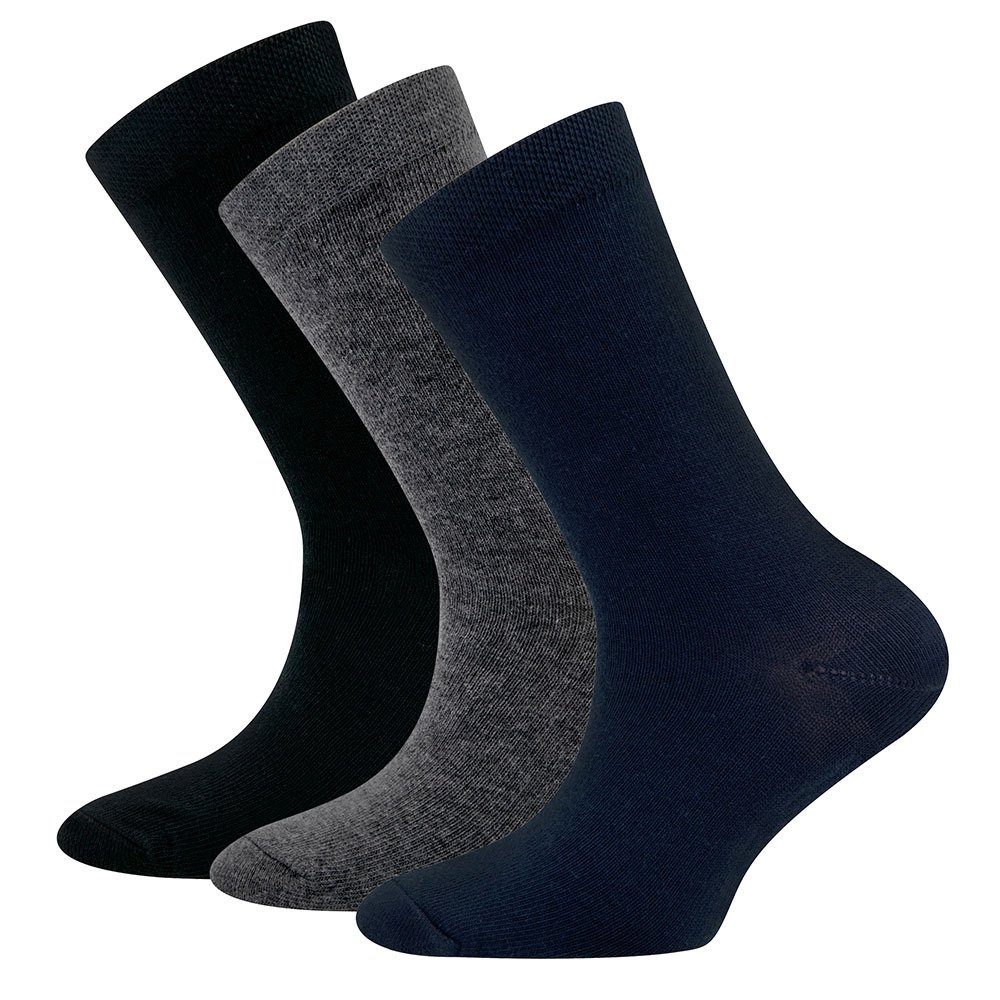bunt Ewers (3-Paar) Socken Uni Socken