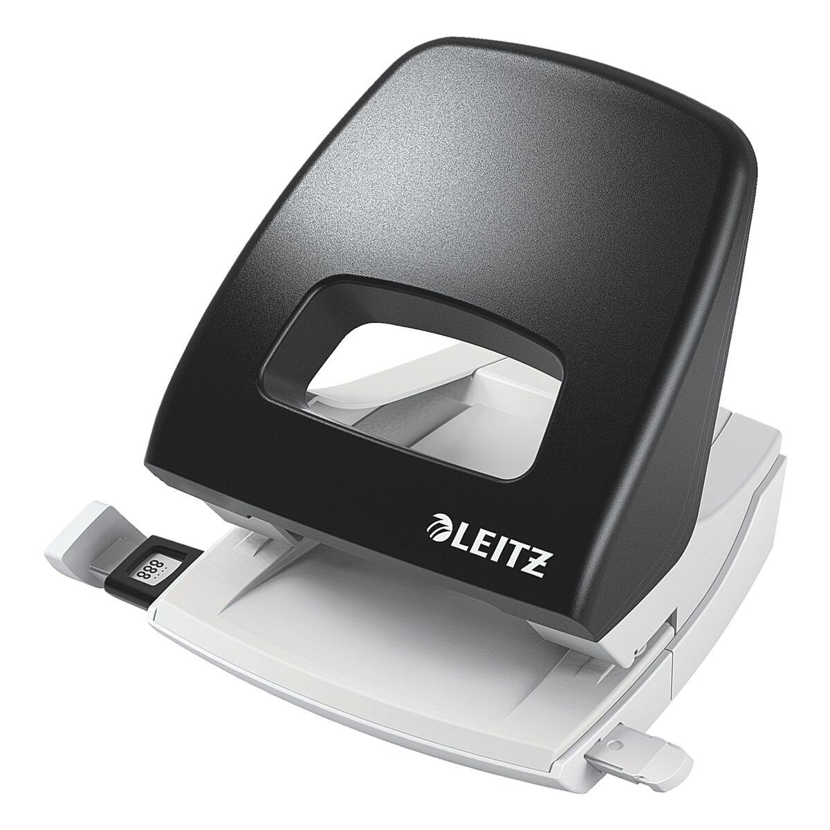 LEITZ Lochstanzer 5005 NeXXt, 2-fach bis 25 Blatt, für A4, A5, A6, 8x8x8 cm, US, Folio