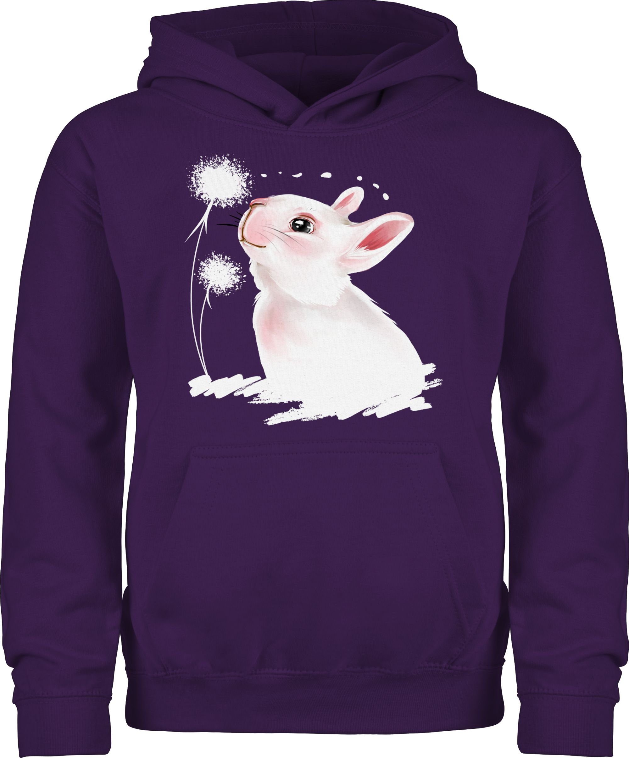 Shirtracer Hoodie Hase mit Pusteblume I Kaninchen I Osterhase I Oster Hase I Häschen Hasen Hase