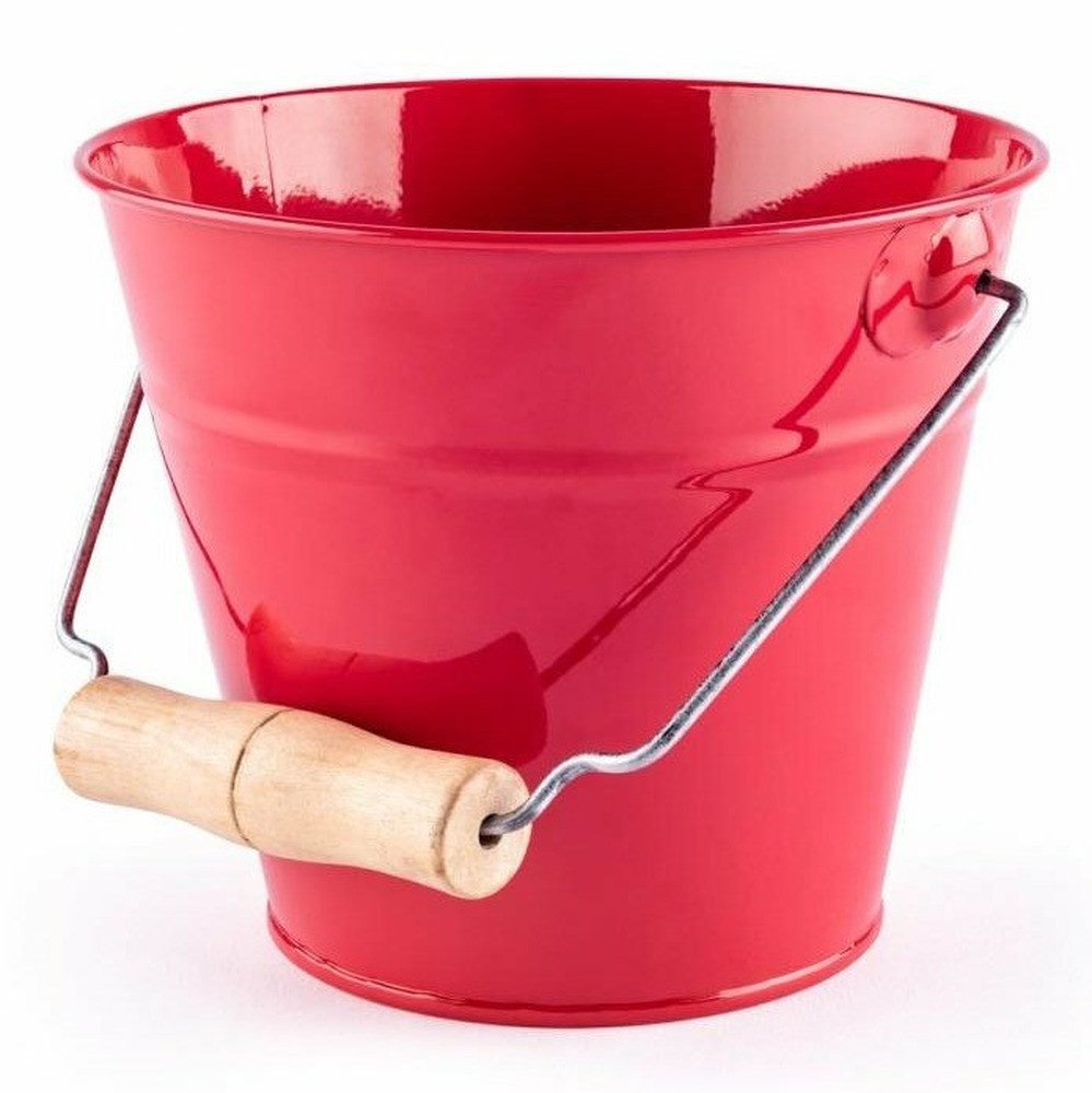 OLYMPTOY Putzeimer Garteneimer - rot, Metall