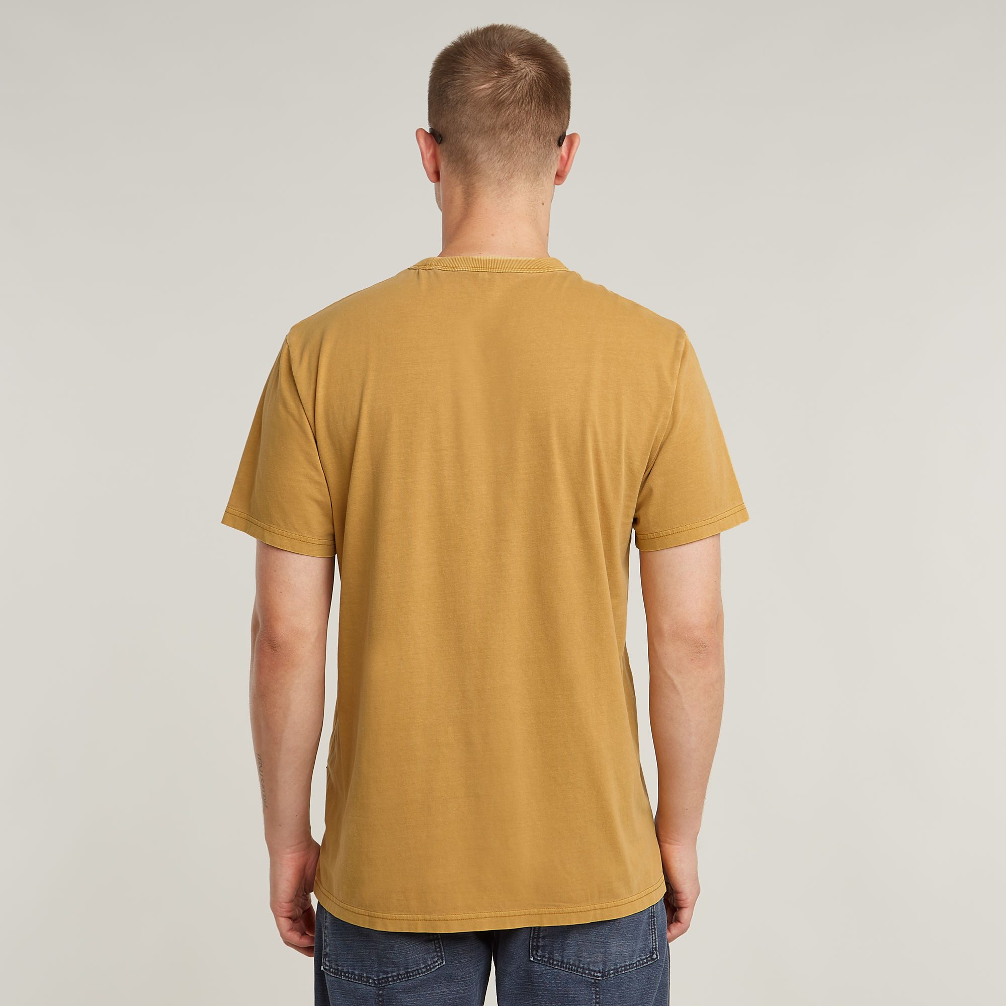 G-STAR T-Shirt Nifous Rundhals, mit Rippeinsatz günstig online kaufen
