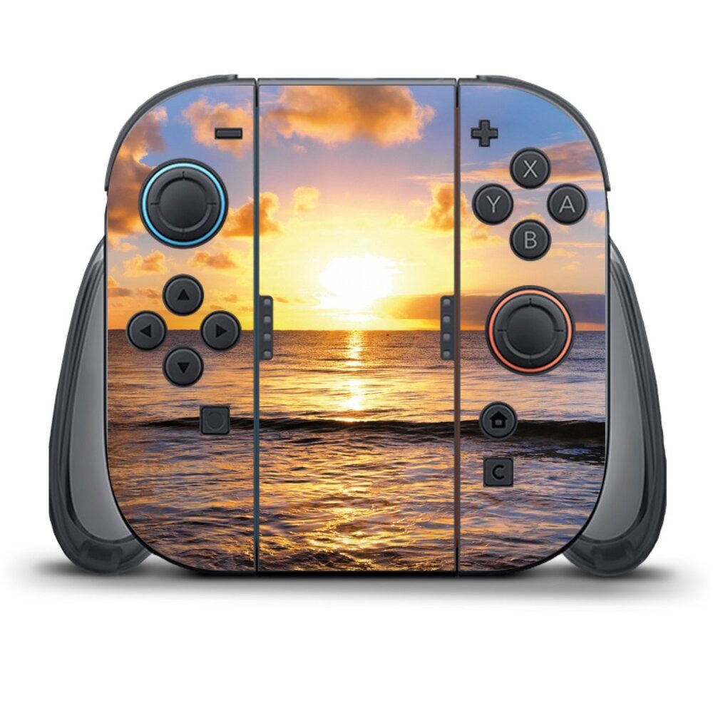 DeinDesign Konsolen-Cover Meer Sonnenuntergang Strand Strand, Nintendo Switch 2 Controller Skin Aufkleber Sticker Folie