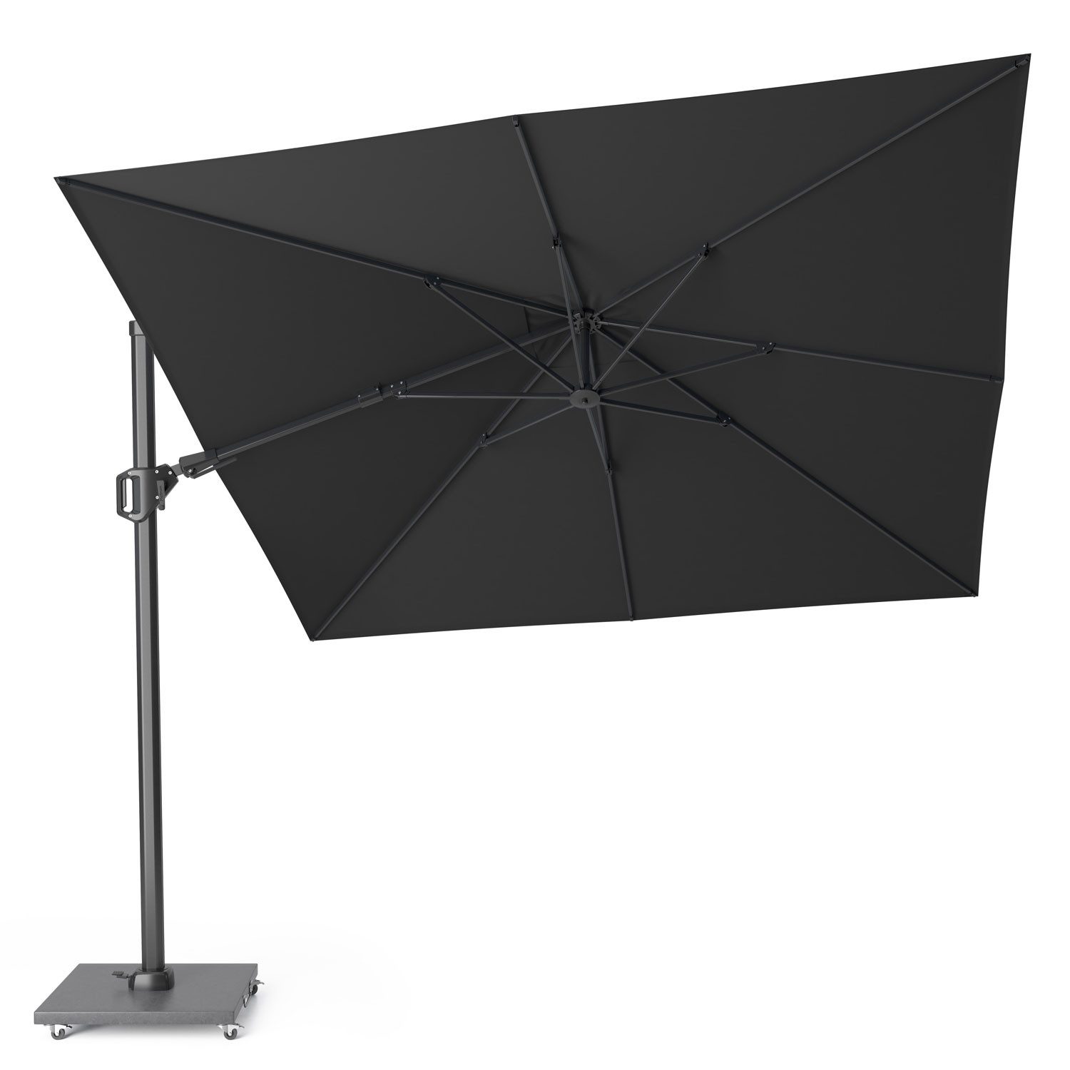 Platinum Sonnenschirm quadratisch 3x3m Challenger T² Premium 360° kippbar, LxB: 300x300 cm