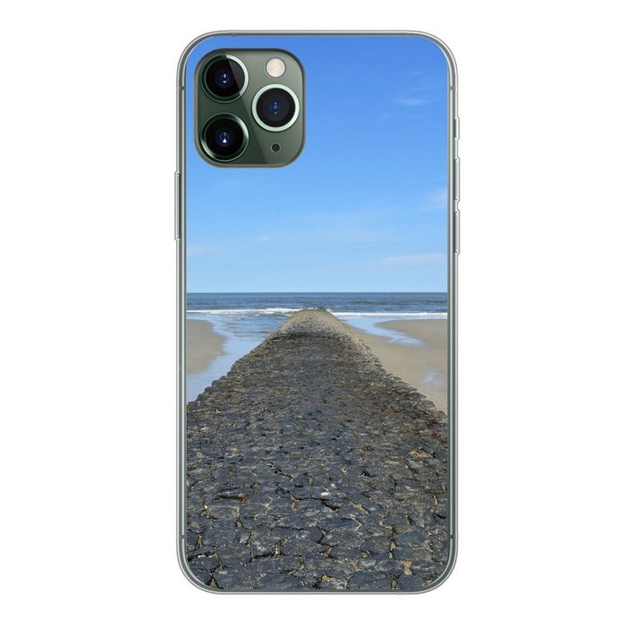 MuchoWow Handyhülle Nordsee - Strand - Wasser Handyhülle Apple iPhone 11 Pro Smartphone-Bumper Print Handy