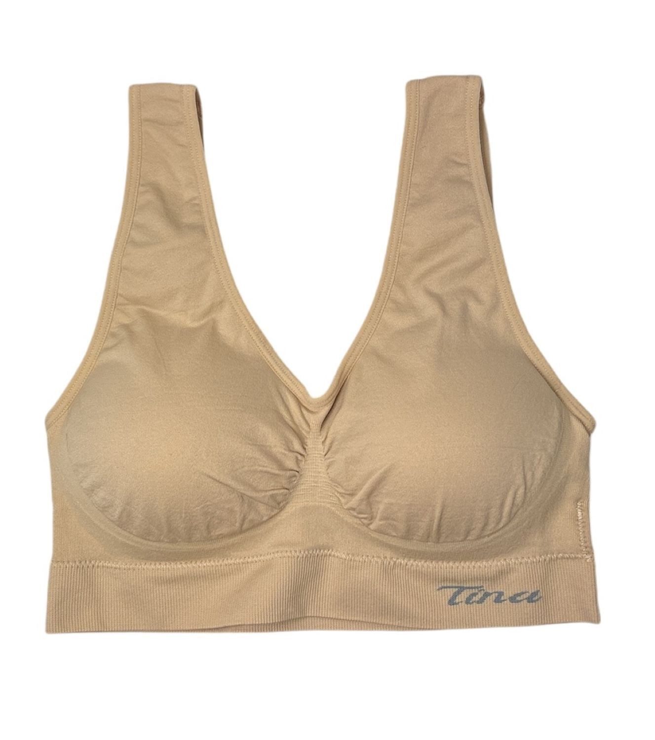Dekker Bustier "Princess Dessous " Seamless Bustier/BH super Passform gefütterte Cup (Packung, 2 Stück) Logogschriftzug "Tina"
