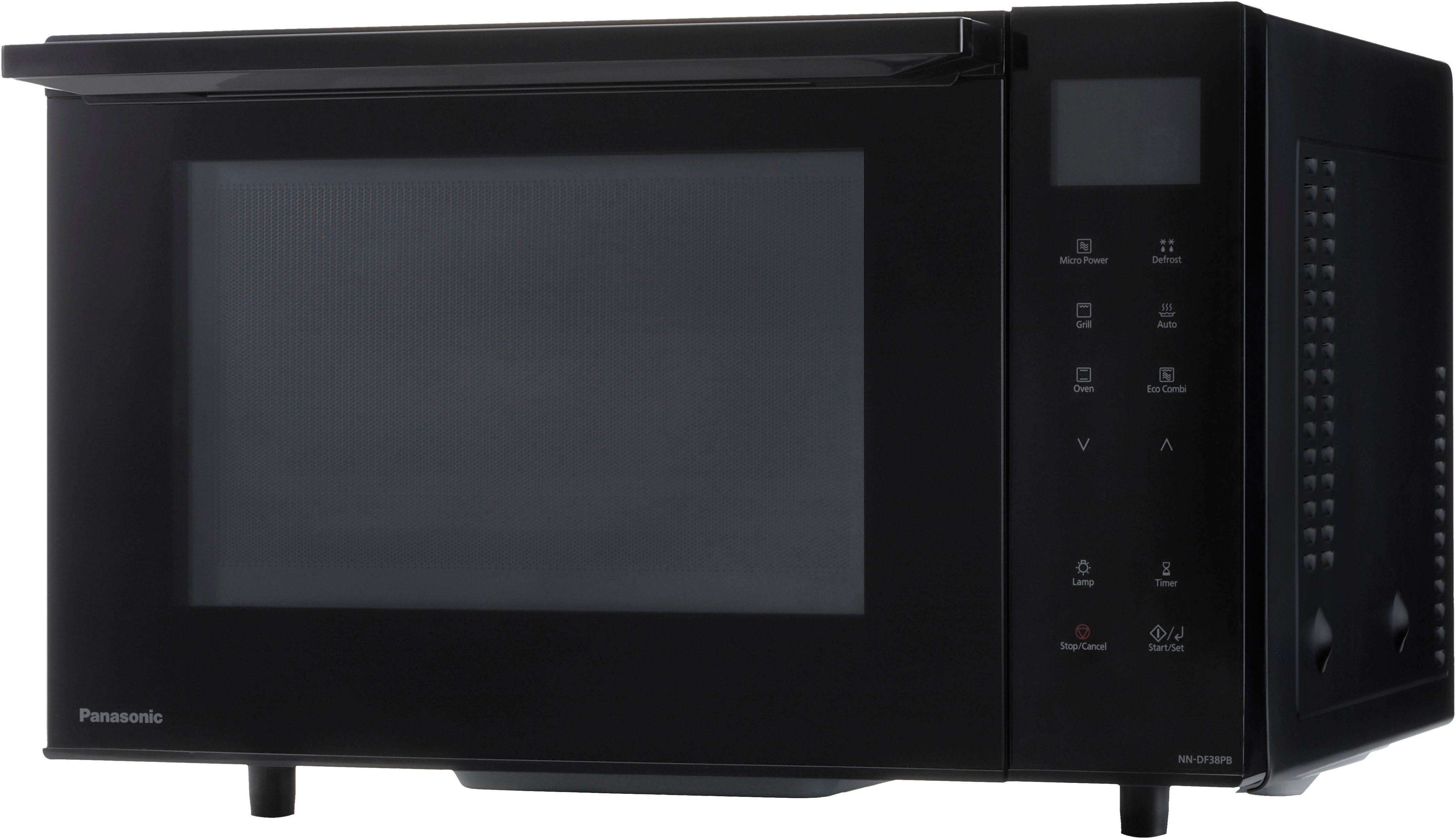 Panasonic Mikrowelle NN-DF38PBEPG, Grill, Mikrowelle, Ober-/Unterhitze, 23 l