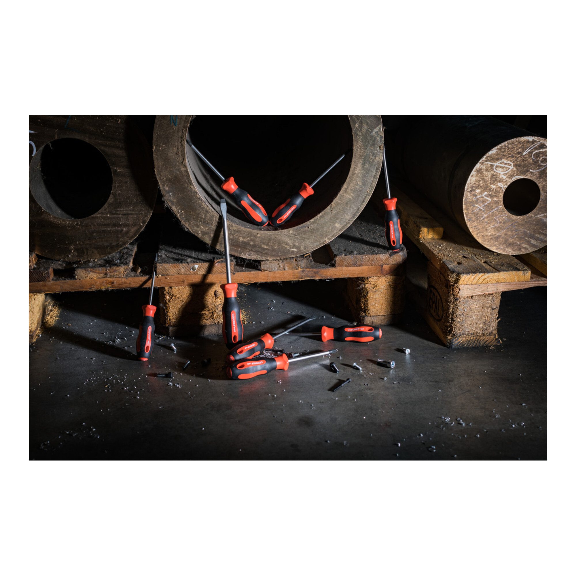 Gedore Red Schraubendreher Gedore red Schraubendreher-Set 6-teilig, Schraubenzieher-Satz