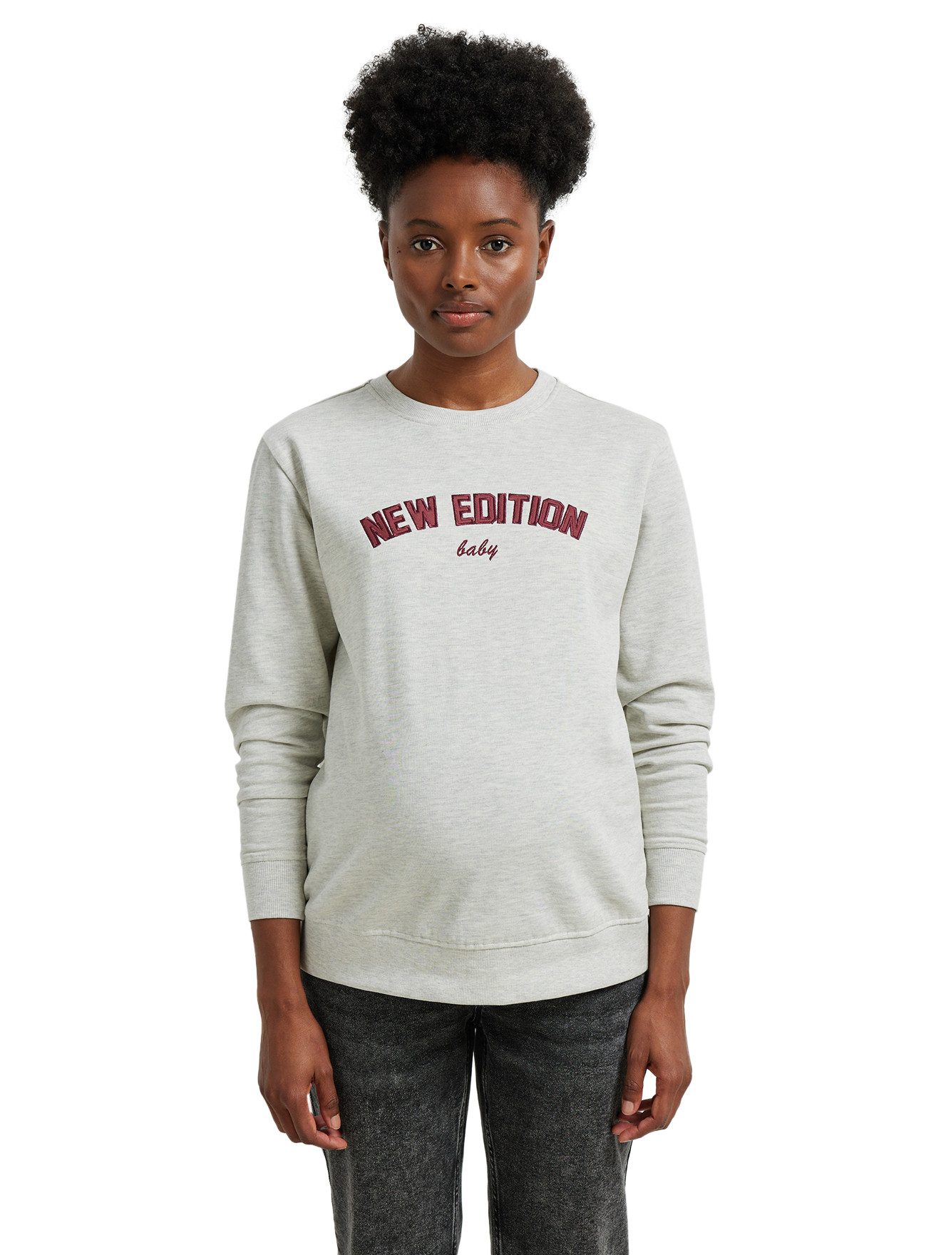 vertbaudet Umstandssweatjacke Umstands-Sweatshirt NEW EDITION BABY