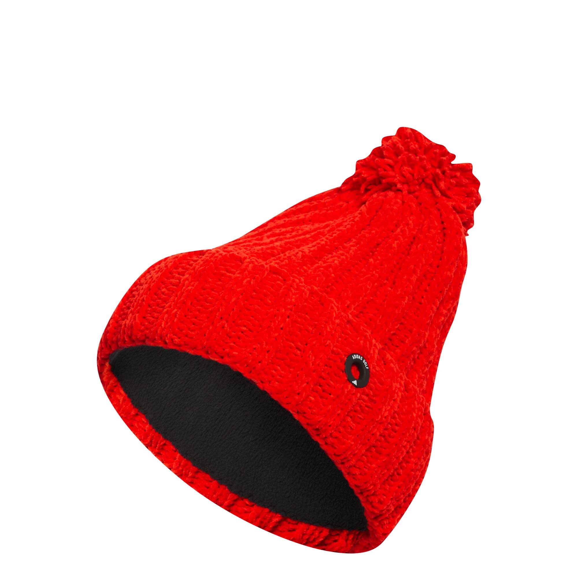Performance Red Beanie BOMMELMÜTZE CABLE-KNIT CHENILLE adidas Bright