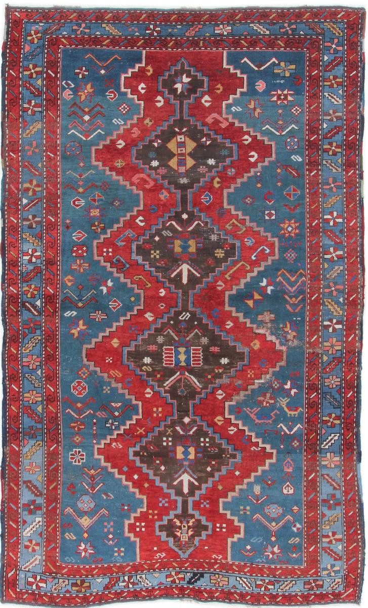 Orientteppich Russia 141x236 Handgeknüpfter Orientteppich, Nain Trading, rechteckig, Höhe: 5 mm