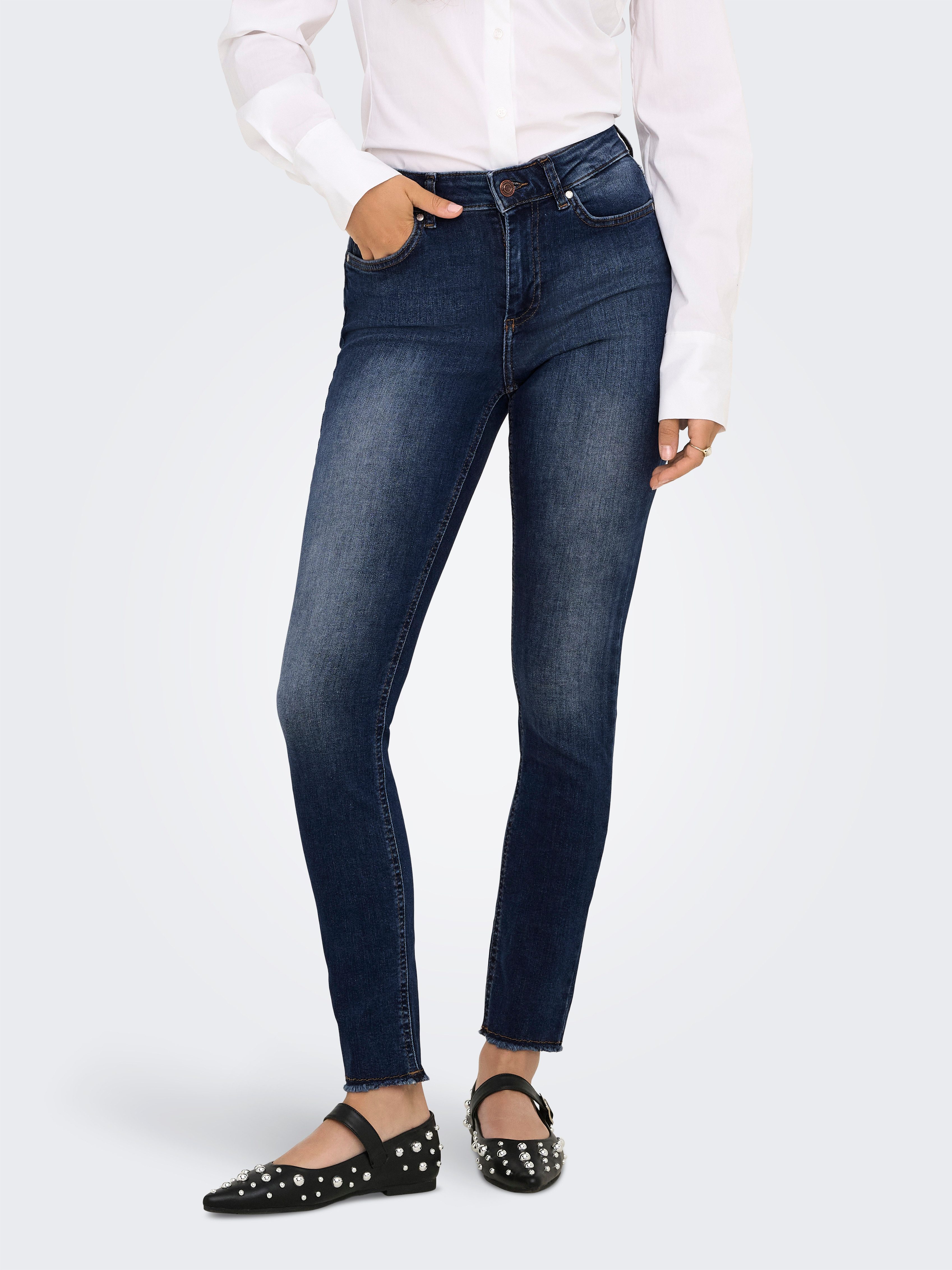 ONLY Skinny-fit-Jeans ONLBLUSH MID SK ANK RW DNM REA082 NOOS günstig online kaufen